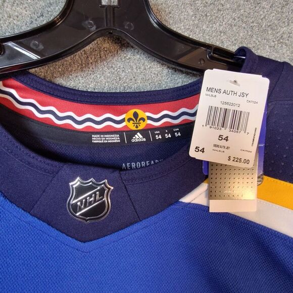 Adidas Authentic St. Louis Blues NHL Hockey Jersey Sz 54 Tarasenko Aeroready NWT - Picture 5 of 16
